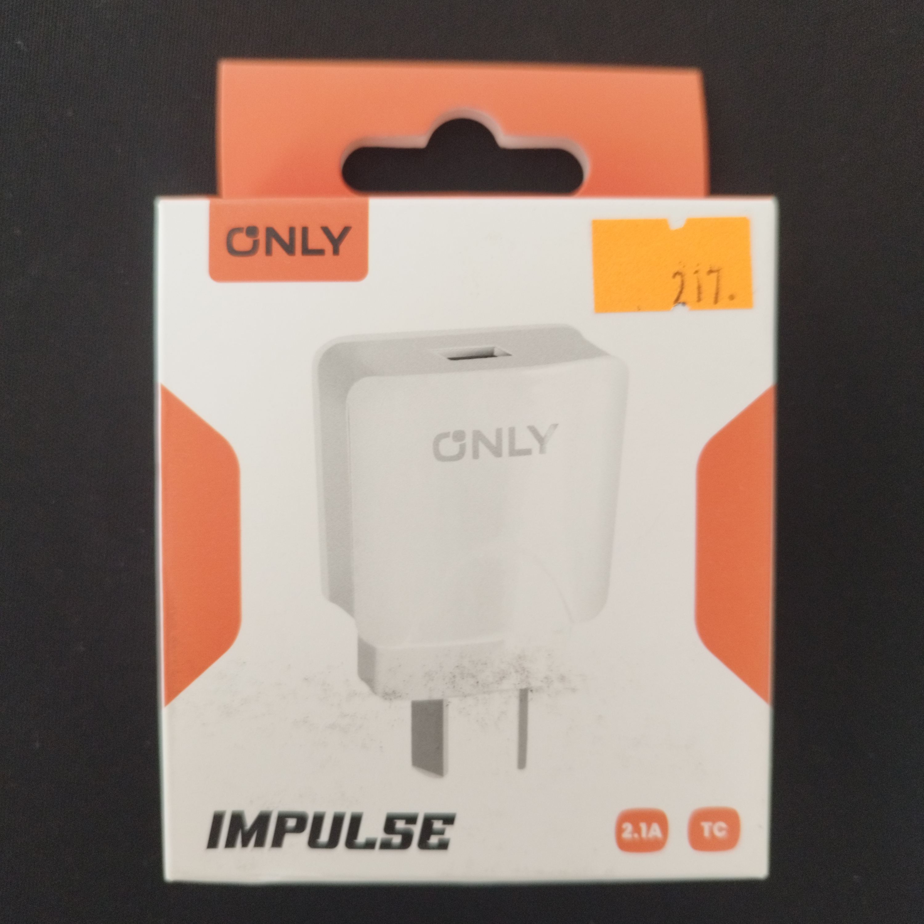 CARGADOR CELULAR ONLY TIPO C 2.1A