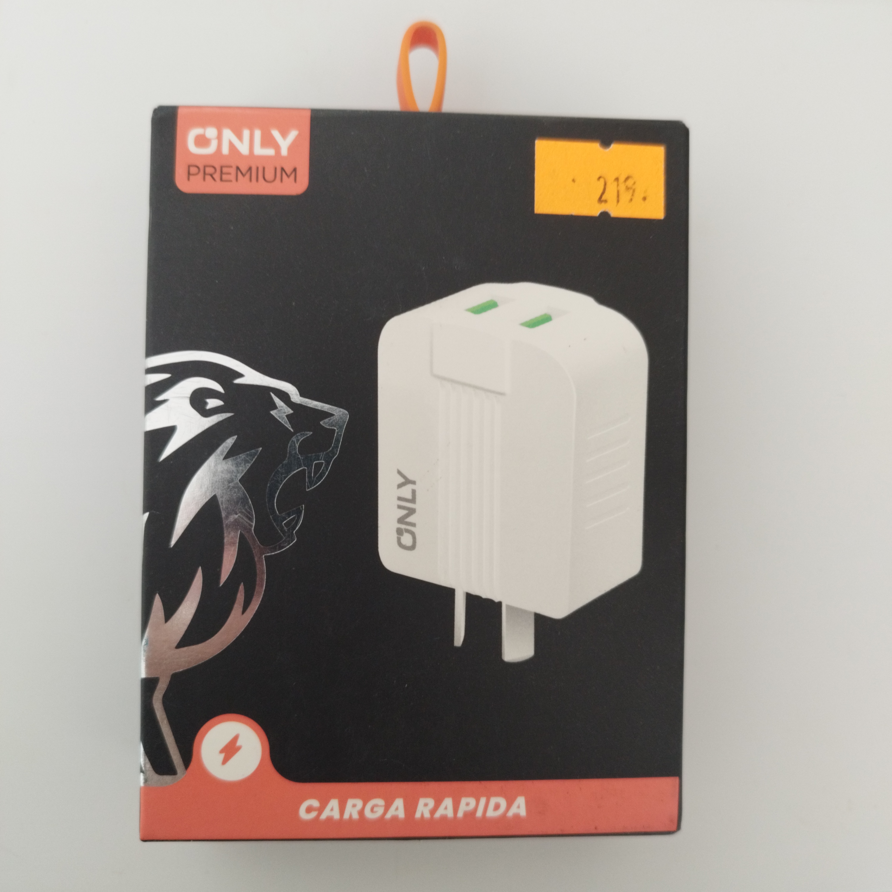 CARGADOR CELULAR ONLY TIPO C CARGA RAP 2USB