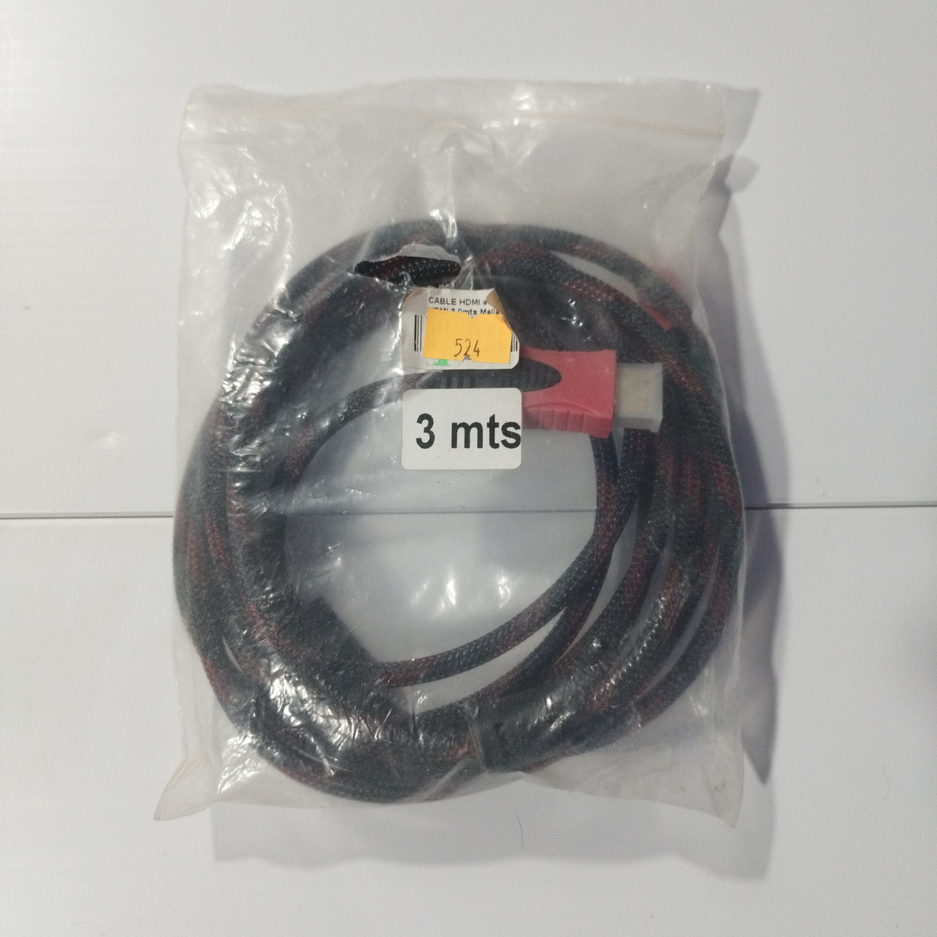 CABLE HDMI A MINI HDMI - 3 MTS MALLADO