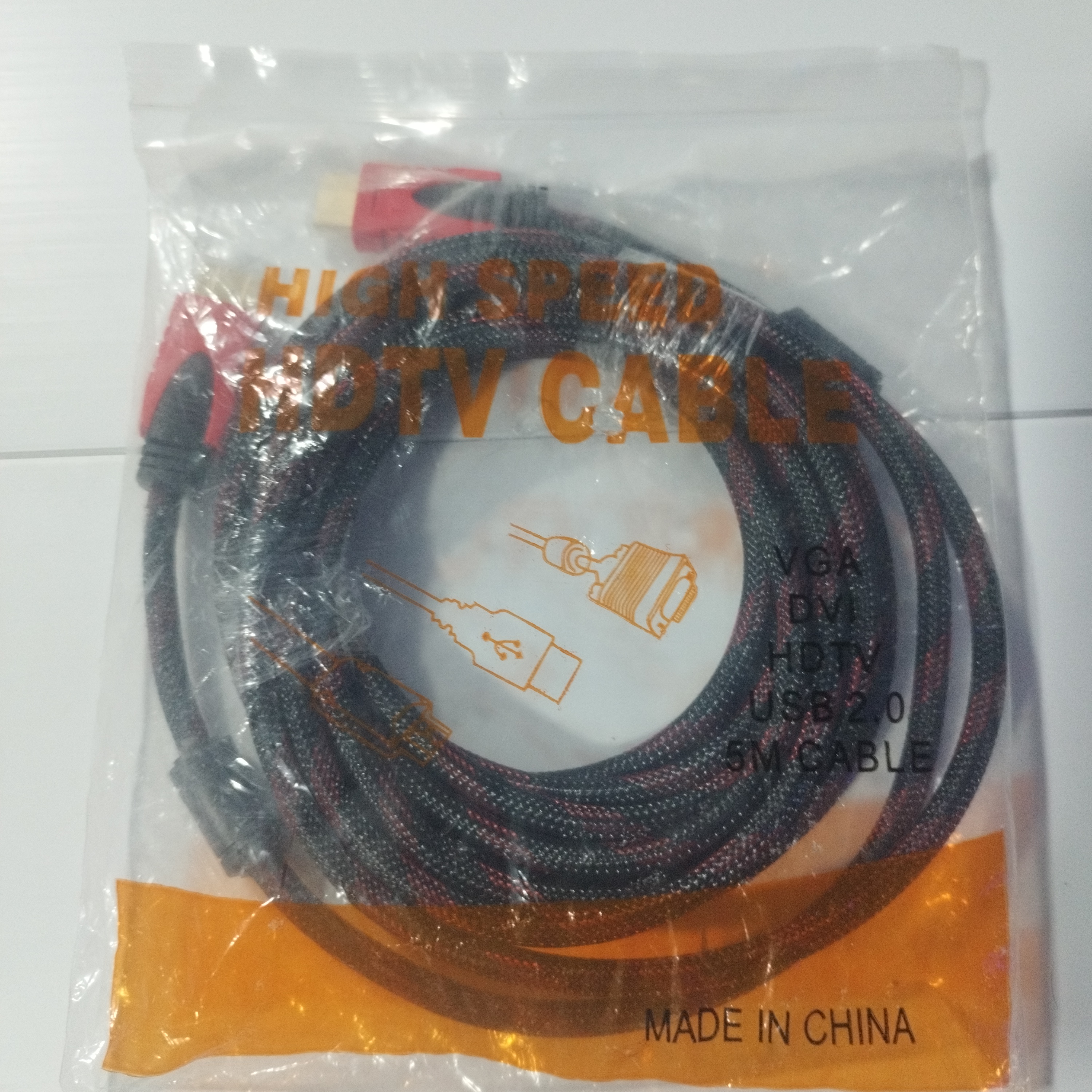CABLE HDMI 5M FULL HD 1080P MALLADO FILTROS