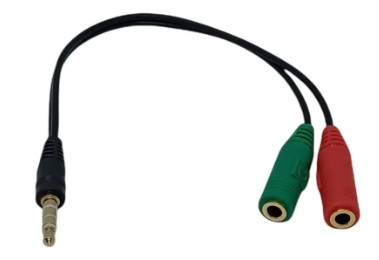 ADAPTADOR AUDIO PLUG 3.5M A 2 PLUG 3.5H - DITRON