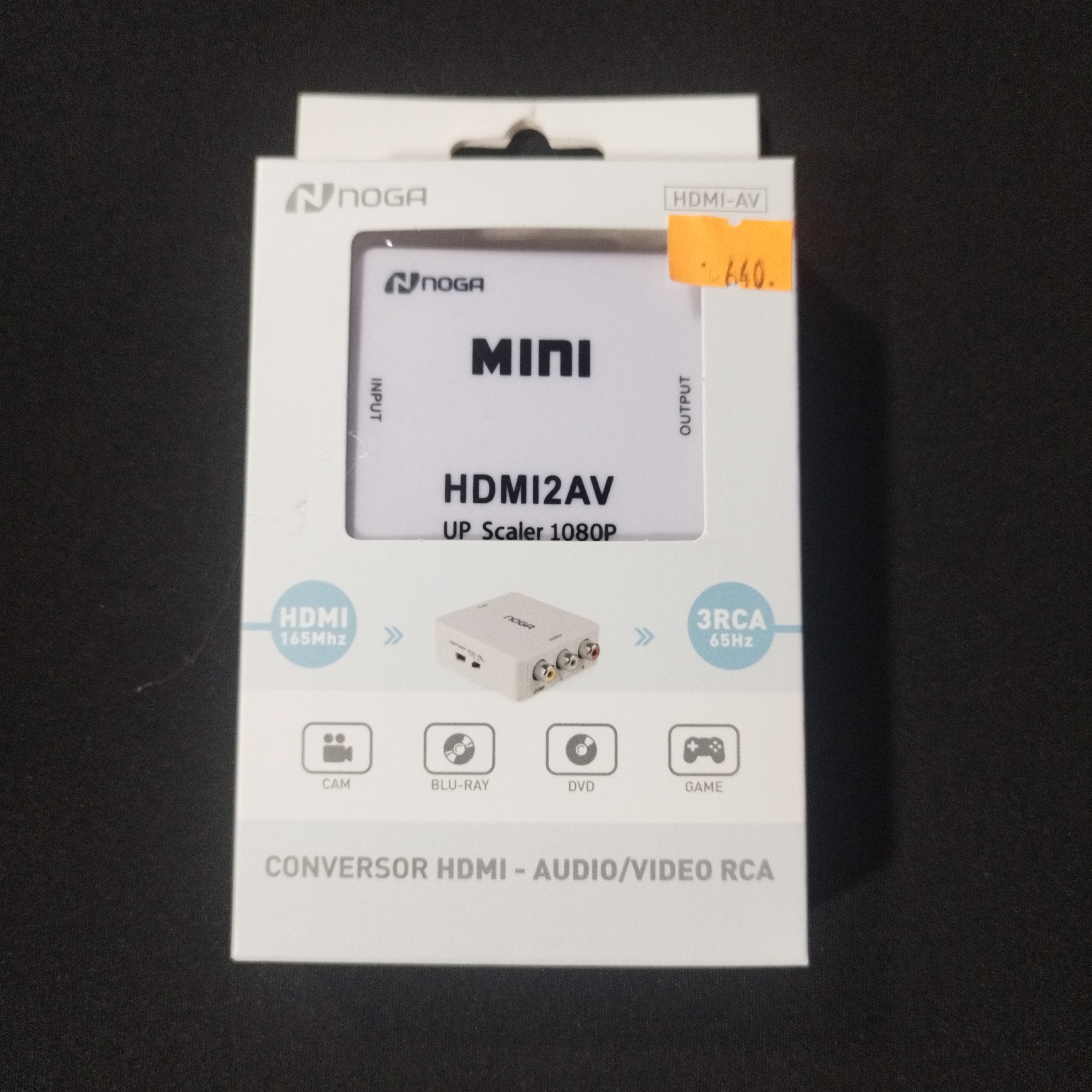 CONVERSOR HDMI A RCA NOGA 1080P HDMI-AV